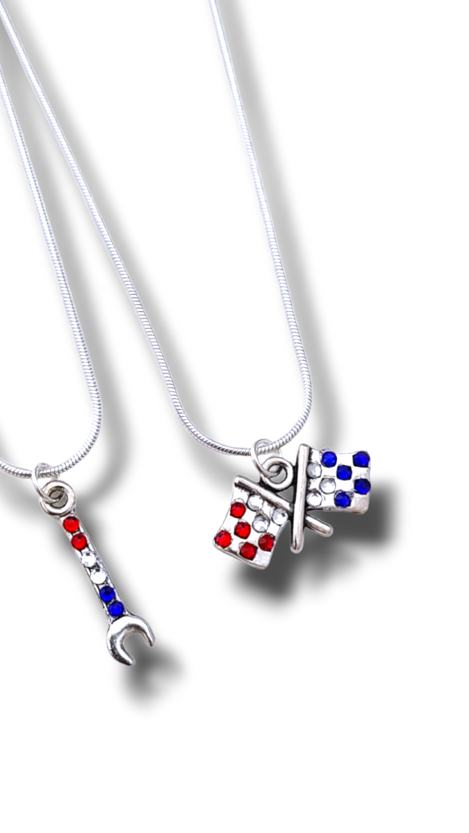 Patriot Special USA Flag Necklaces Garage Girls Jewelry