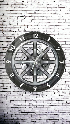 Wheel of Time Vinyl Record Wall Clock