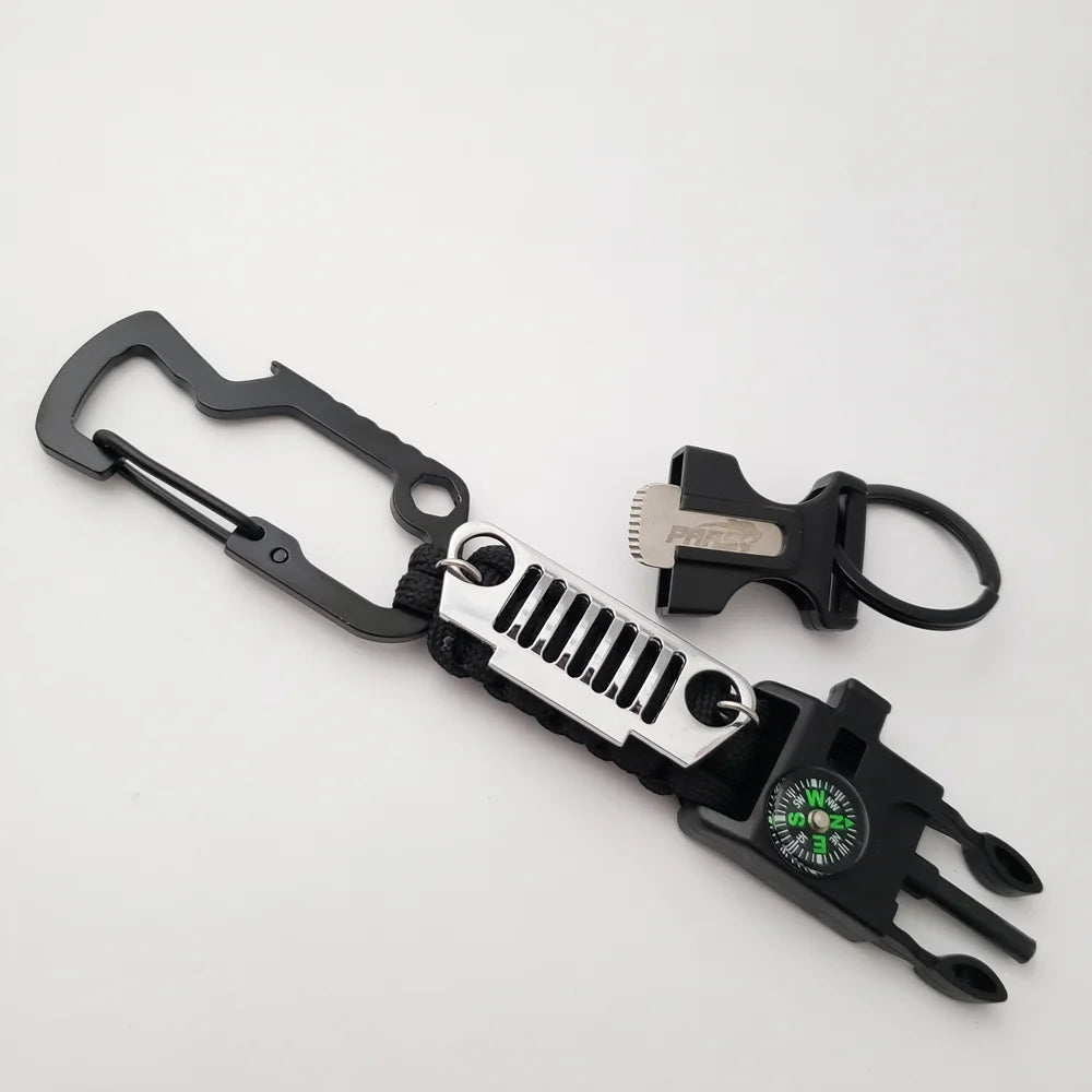 Jeep - Logo Paracord with Carabiner Keychain – JEDCo