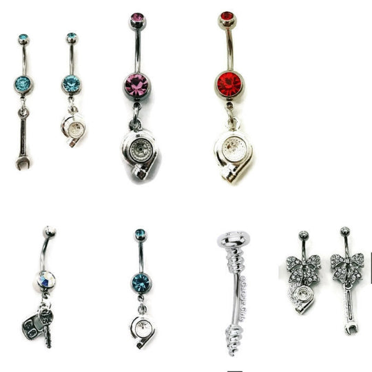 Designer Belly Rings. Luxury Body Jewellery for Belly Piercings.