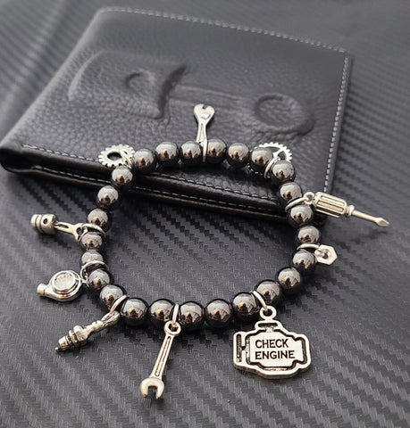 Car Part Charm Bracelet – Garage Girls Jewelry