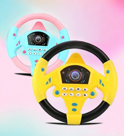 Kid's Co-Pilot Steering Wheel Toy