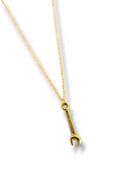 Gold Wrench Necklace