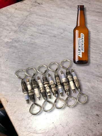 Spark Plug & Valve - Bottle Opener & Wine Stopper