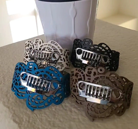 Boho Lace Jeep Cuff Bracelet