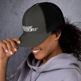 Garage Girls Trucker Cap (White Logo)