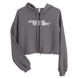 Garage Girls - Crop Hoodie (White Logo)