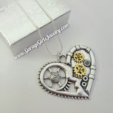 Steampunk Gear Necklace