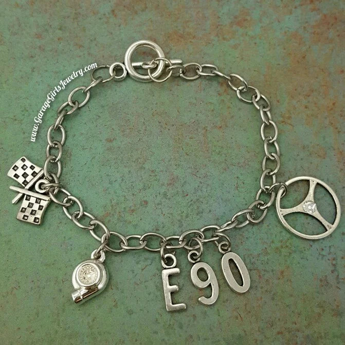 Car Part Charm Bracelet – Garage Girls Jewelry