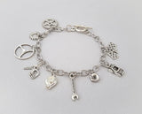 Car Part Charm Bracelet