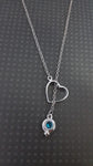 Turbo Heart Lariat Necklace