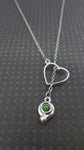 Turbo Heart Lariat Necklace