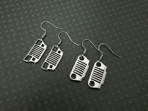 Jeep Grill Dangle Earrings