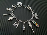 Car Part Charm Bracelet