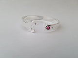 Crystal Wrench Bangle Bracelet