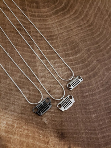 Jeep Grill Necklace