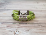 "It's a Jeep Thing" Mini Grill Leather Bracelet