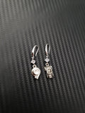 Crystal Drop Car Part Dangle Earrings