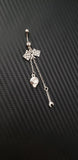 Layered Car Part Belly Ring