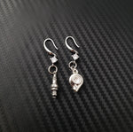 Crystal Drop Car Part Dangle Earrings