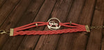 Jeep Uphill Climb Leather Bracelet