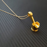 Gold Piston Necklace