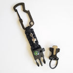 Piston Survival Paracord Keychain