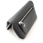 Car Part Carbon Fiber Zip Wallet