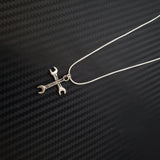 Cross Wrench Necklace