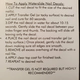 Carbon Fiber Nail Decals