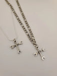 Cross Wrench Necklace