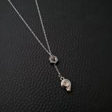 Hex Nut & Car Part Lariat Necklace