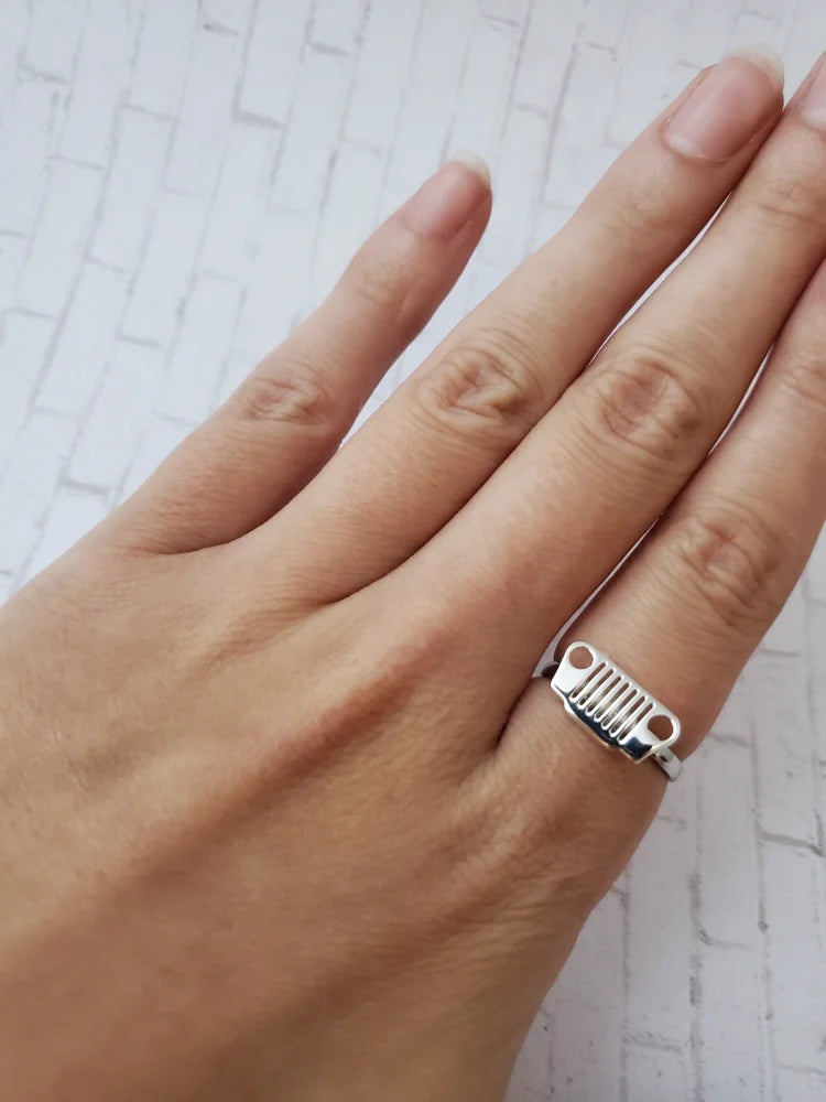 Jeep Grill Ring Garage Girls Jewelry