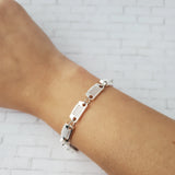 Jeep Grill Bracelet (Sterling Silver)