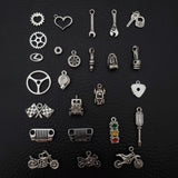 Crystals & Car Parts Necklace