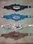 Boho Lace Jeep Cuff Bracelet