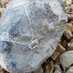Jeep Grill Crystal Headlight Necklace