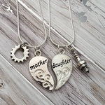 Mother & Daughter Car Part Necklaces