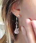 Crystal Drop Car Part Dangle Earrings