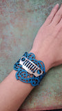 Boho Lace Jeep Cuff Bracelet