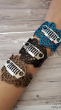 Boho Lace Jeep Cuff Bracelet