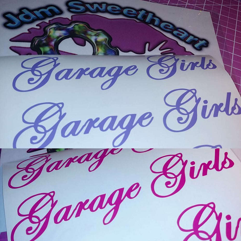 Garage Girls Vinyl Decal – Garage Girls Jewelry