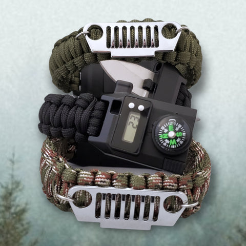 Jeep Survival Paracord Bracelet