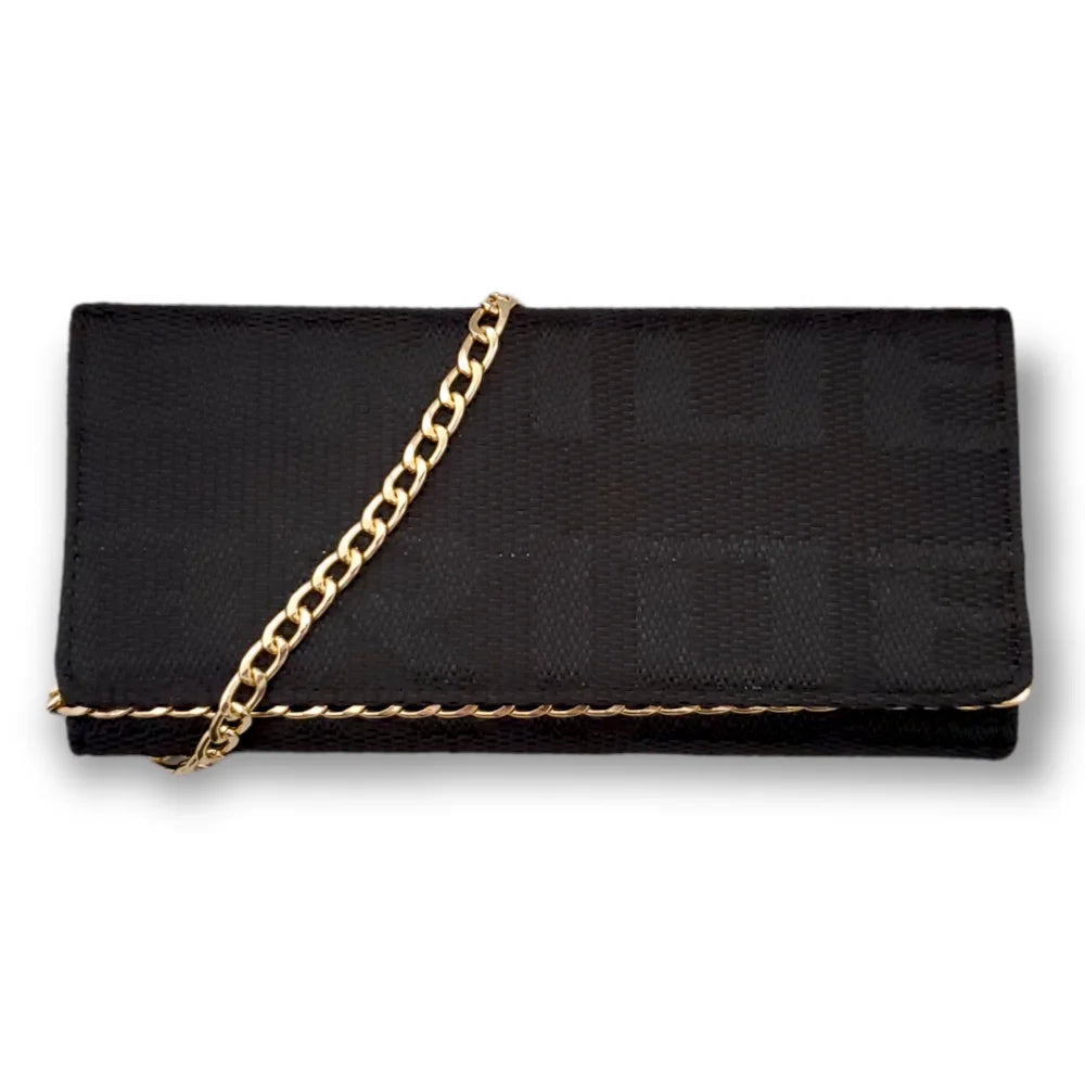 Bride Wallet Racing Black BRIDE Racing Wallet Tri-Fold – Garage Girls Jewelry