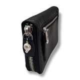 Car Part Carbon Fiber Zip Wallet