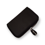 Car Part Carbon Fiber Zip Wallet