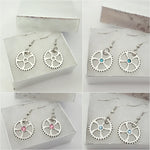 Gear Necklace & Earring Set